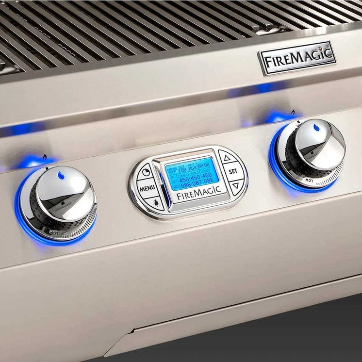Fire Magic Echelon 48" Portable Grill Digital Thermometer and Power Burner E1060s