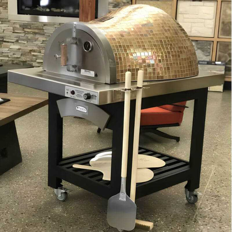 HPC Forno Copper Hybrid Pizza Oven with Cart