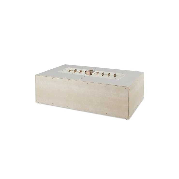 Outdoor Greatroom 48" Linear Ready to Finish Gas Fire Pit Table Kits RTF48TLD