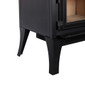 Empire Stove Leg Kit with Ash Pan, Straight, Black WLS2BL