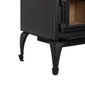 Empire Stove Leg Kit with Ash Pan, Queen Anne, Black WLQ1BL