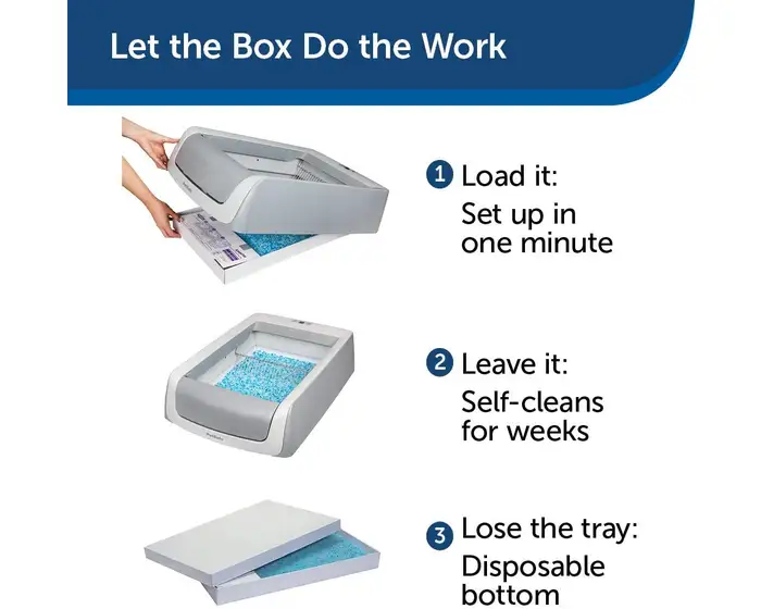 ScoopFree Self-Cleaning Litter Box Second Generation PAL19