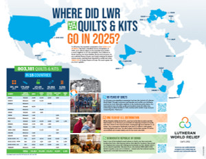 Quilts and Kits Delivery Map – 2025