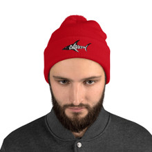 DARKFIN Pom-Pom Beanie - Black Shark