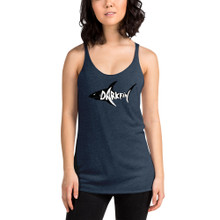 DARKFIN Women's Racerback Tank Top - BLACK SHARK