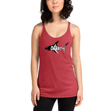 DARKFIN Women's Racerback Tank Top - BLACK SHARK