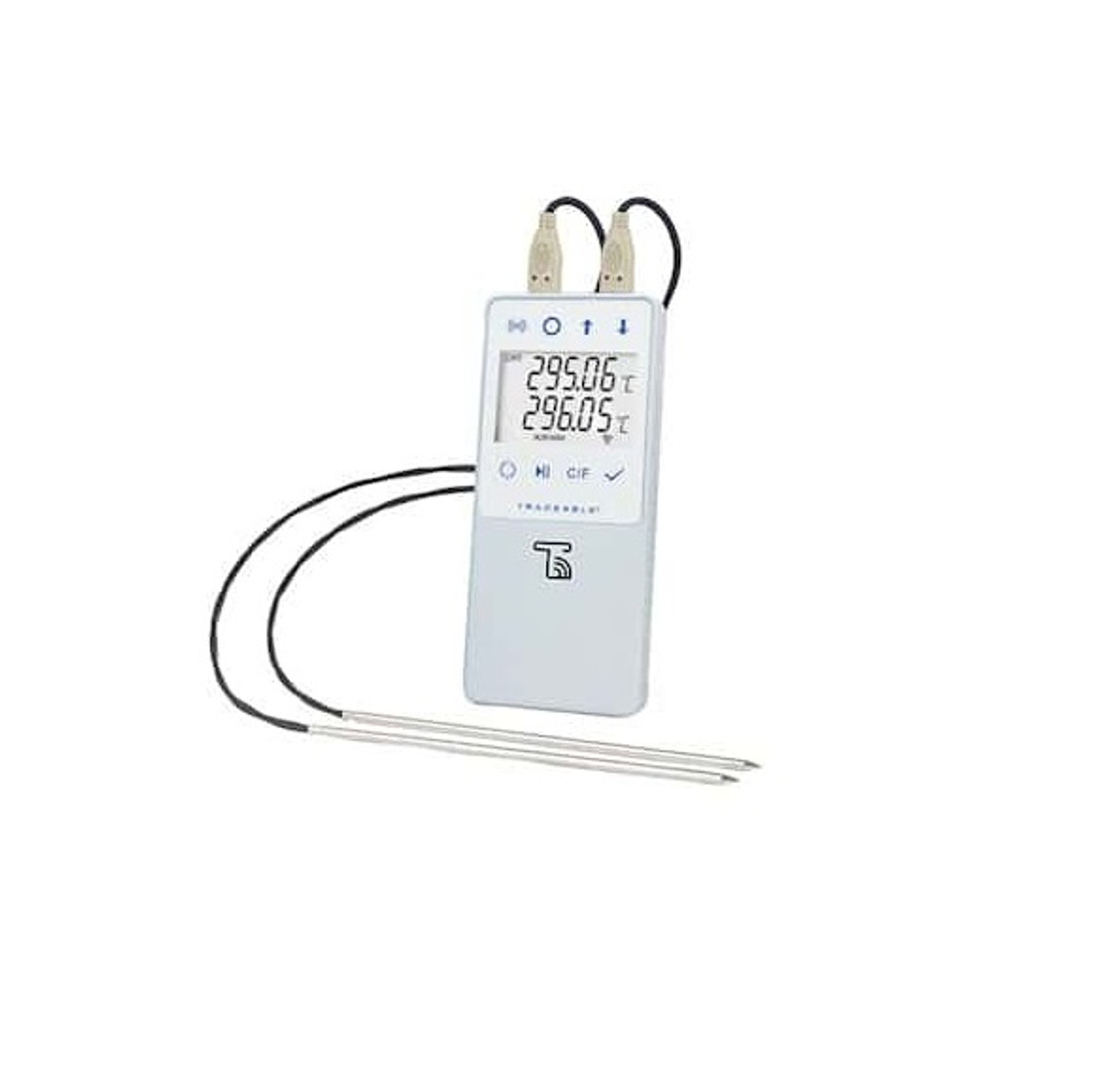 Traceable Calibrated High-Accuracy RTD General Purpose Digital Thermometer;  1 Stainless Steel Probe