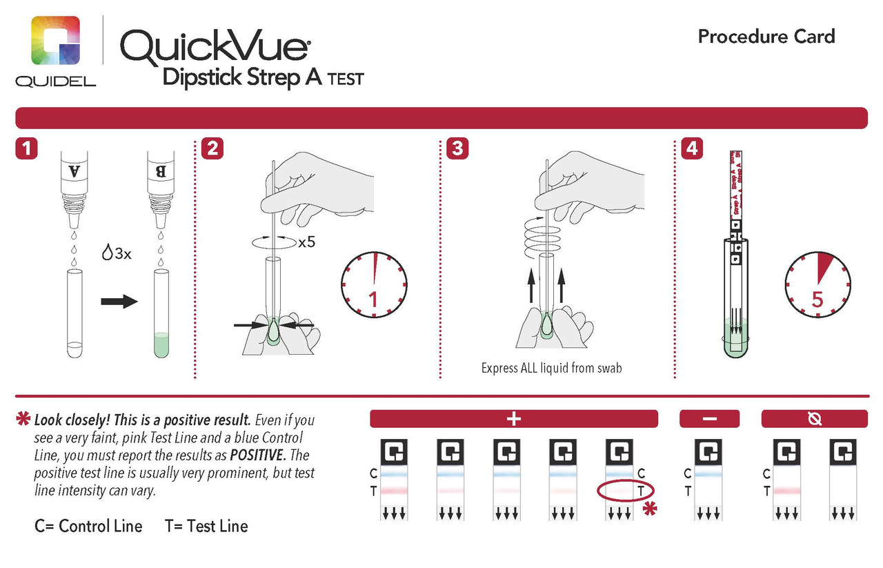 Quickvue Strep A Dipstick Gentaur Genprice Quickvue Strep A Dipstick Gentaur Genprice