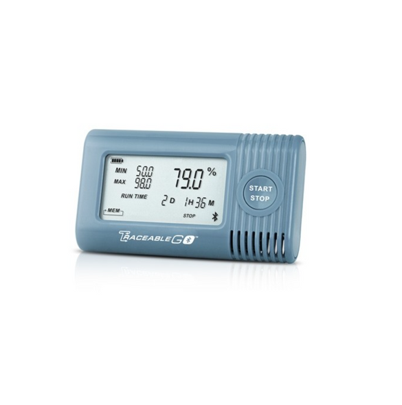 Traceable® Temperature/Humidity Bluetooth Data Logger compatible with TraceableGO™ App and TraceableLIVE® Cloud Service ; Ambient Sensor