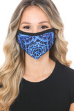 Blue Mandala Graphic Print Face Mask