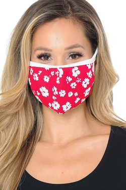 Dainty Floral Face Mask - Made in USA