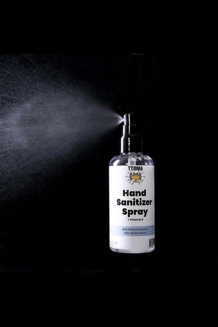 Face Mask and Hand Sanitizer Spray - 80% Ethanol Alcohol - Made in the USA