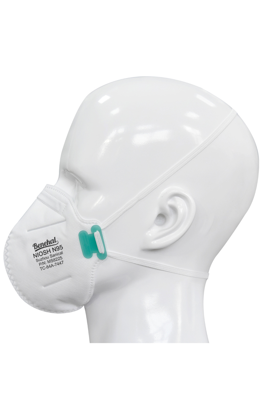 WHITE N95 Face Mask - NIOSH Certified - Individually Wrapped