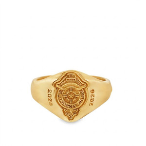 SLC GRADUATION RING - STERLING SILVER GOLD PLATED