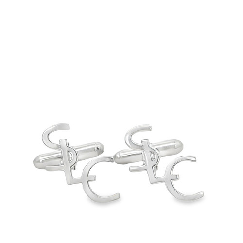 SLC CUFFLINK - STERLING SILVER