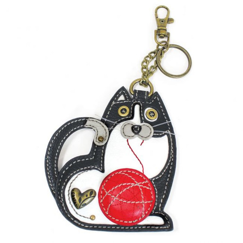 Fat Cat Keychain / Coin Purse