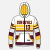 Sun Devils 10u Retro Dri Fit Zip Hoodie