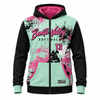 BV Splat Mint Performance Zip Hoodie