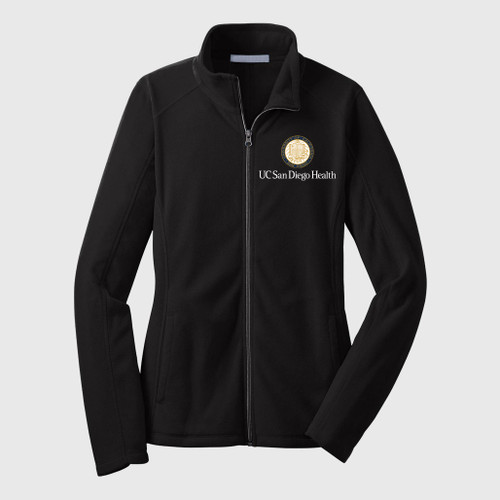UCSD Embroidered Logo Women's Microfleece Jacket