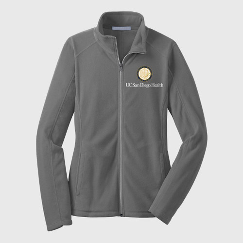 UCSD Embroidered Logo Women's Microfleece Jacket