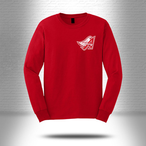 Corona Angels Adult Longsleeve Shirt, Red - $28.00