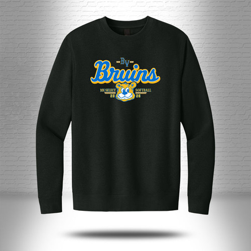 BRUINS 10U 2026 Adult Crewneck Black Sweater - $30.00