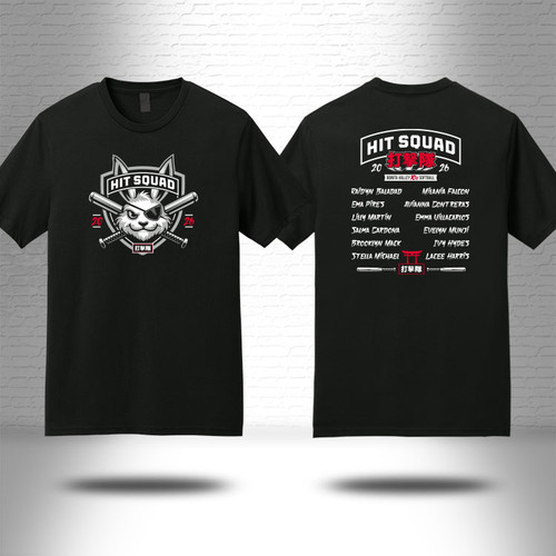 Hit Squad Adult Black Shirt - $20.00