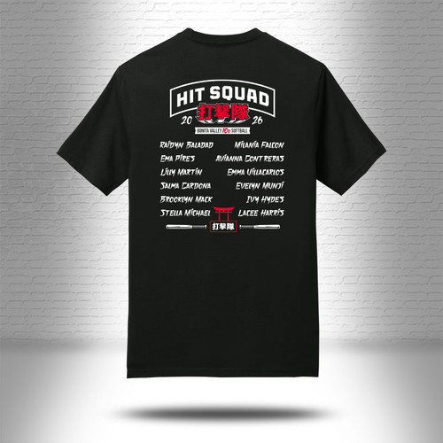 Hit Squad Adult Black Shirt - $20.00