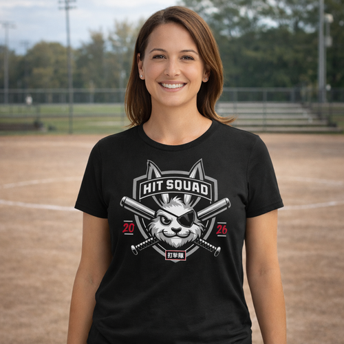 Hit Squad Adult Womens Black Shirt - $20.00