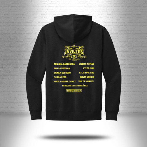 Invictus 10u Youth Cotton Black Hoodie - $35.00
