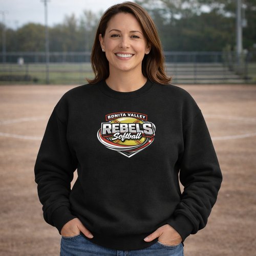 Rebels 10u Adult Crewneck Black Sweater - $30.00