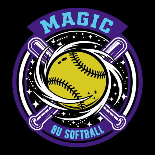 Magic 8u Adult Cotton Black Hoodie - $35.00