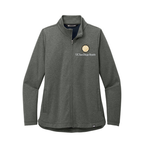 TravisMathew Women's Coveside Full-Zip Grey Front