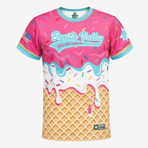 BV Ice Cream BERRY Performance Jersey