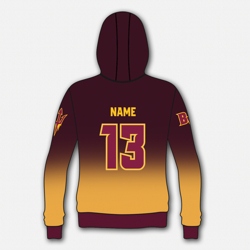 Sun Devils 10u Hombre Dri Fit Hoodie