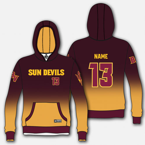 Sun Devils 10u Hombre Dri Fit Hoodie