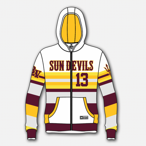 Sun Devils 10u Retro Dri Fit Zip Hoodie