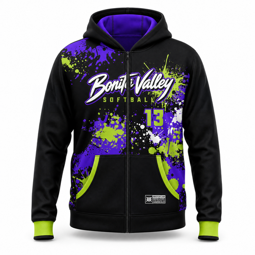 BV Splat Midnight Performance Zip Hoodie