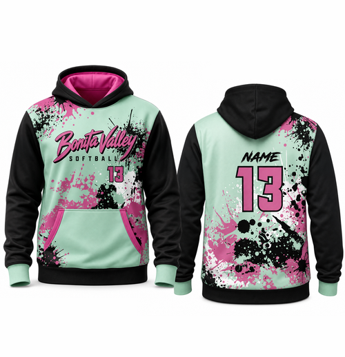 BV Splat Mint Performance Hoodie