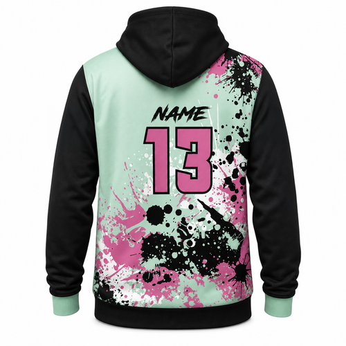 BV Splat Mint Performance Zip Hoodie