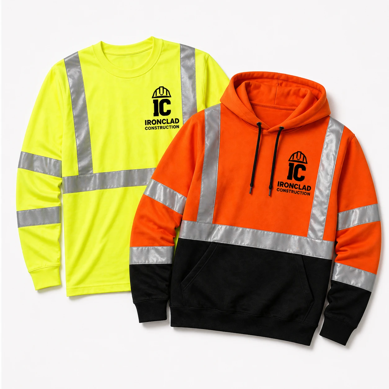 Custom logo workwear and safety apparel