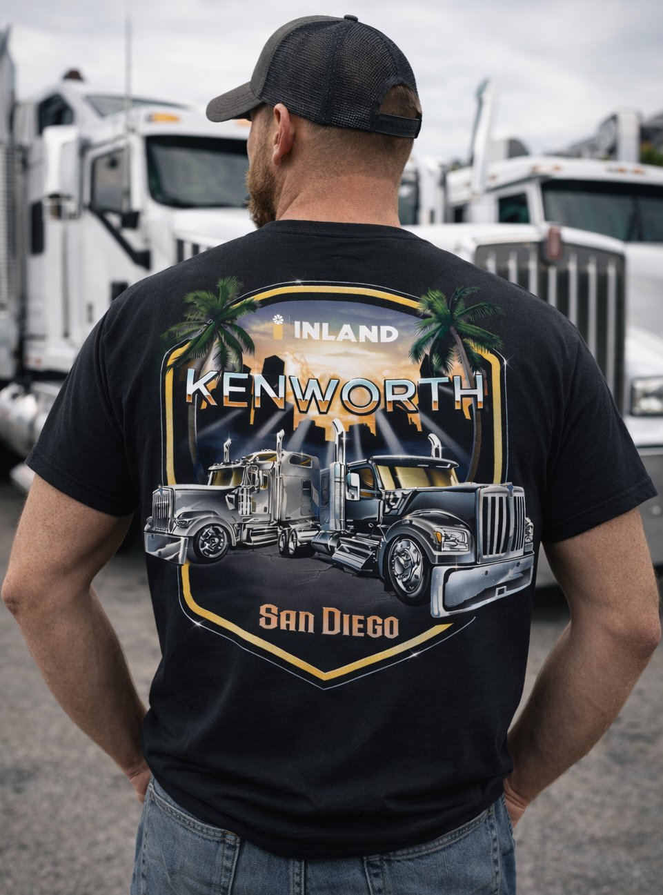 Stacked blank garments ready for screen printing