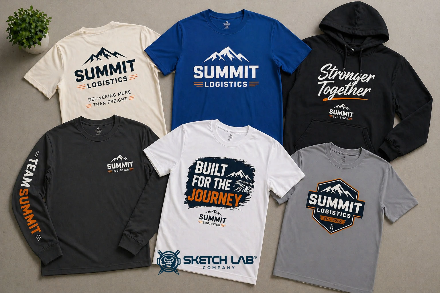 Custom screen printing for office apparel
