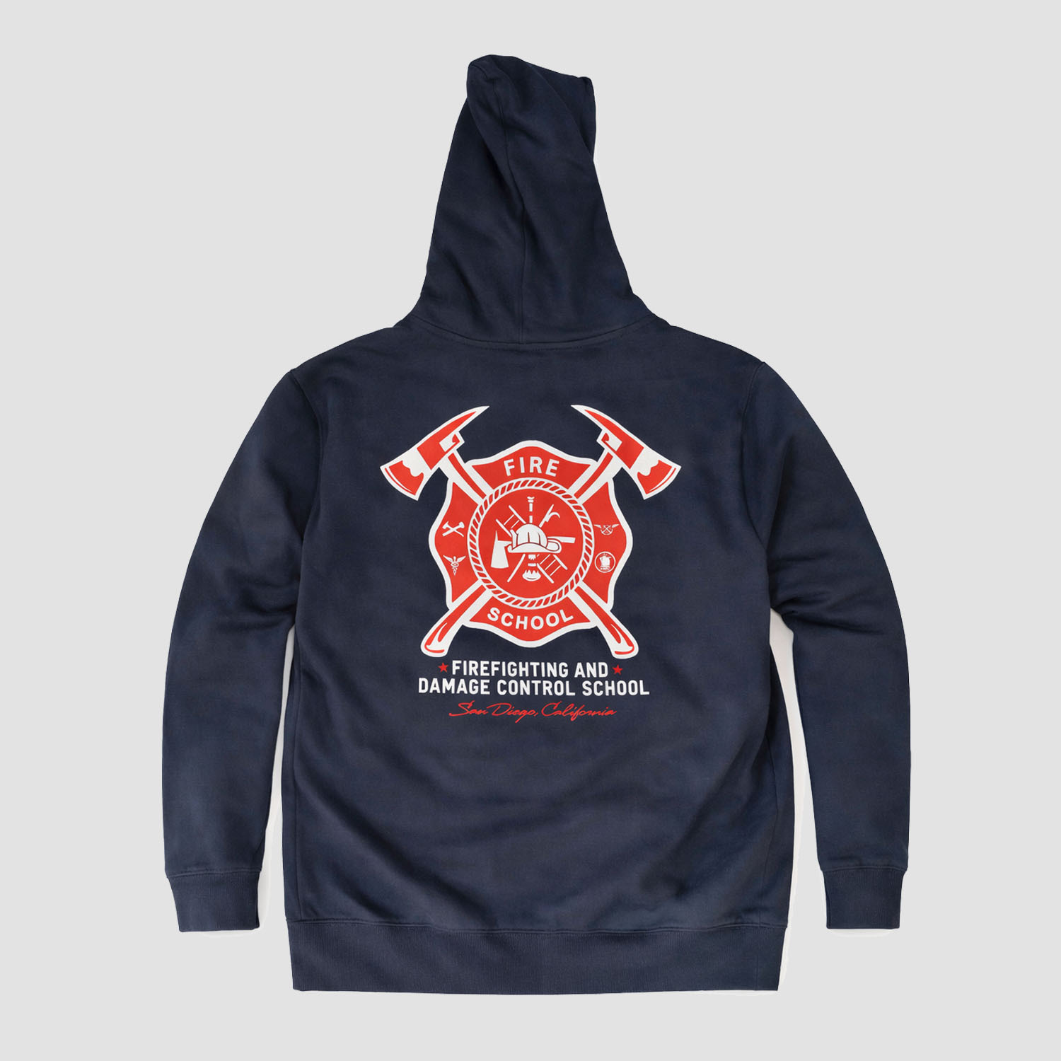 Custom fire department hoodies screen printing San Diego