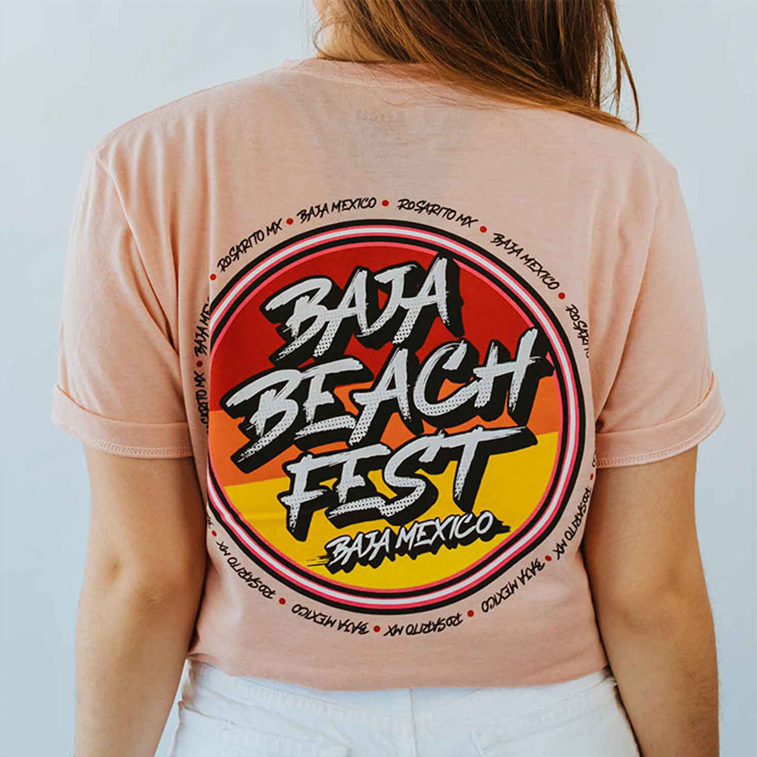 Custom event screen printing Baja Beach Fest San Diego