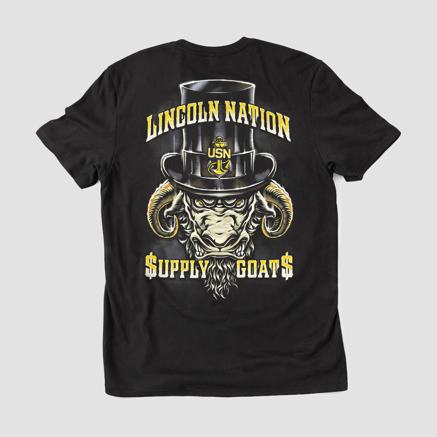 Military command custom shirts USS Abraham Lincoln