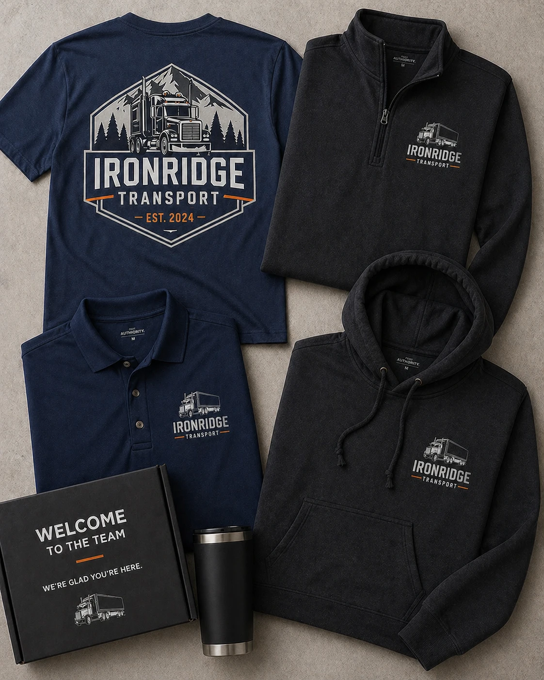 Employee starter pack apparel