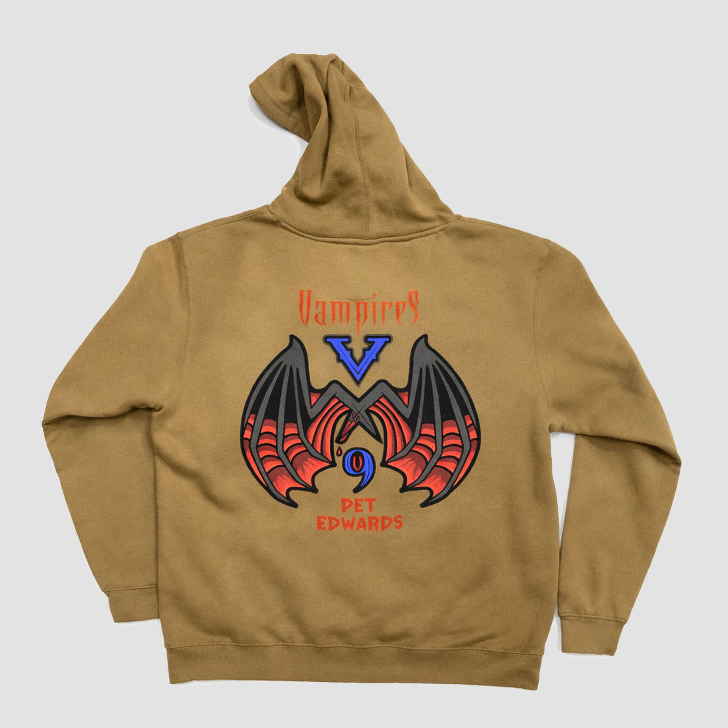 Custom military hoodies screen printing San Diego Vampires