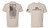 Breek Arms SAND Freedom/Flag T Shirt Middle Logo - 60/40 Blend