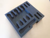 Custom 3-RU Foam Insert for 6-Pack Shure ULXD2/B87C Wireless Microphone with 4-Pack ULXD1 Wireles Beltpack Kit